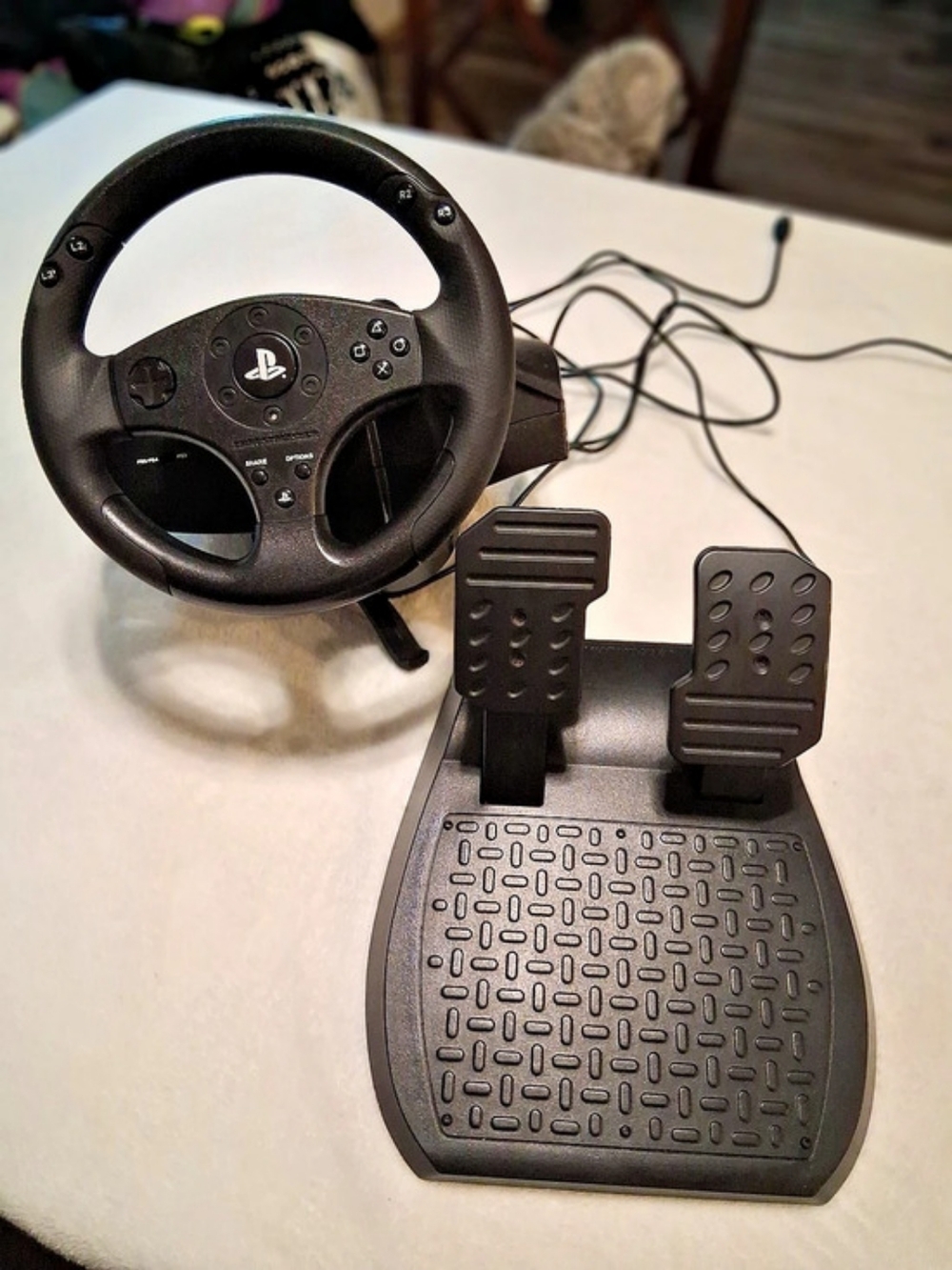 Sony PlayStation Racing Wheel and Pedal Set Black